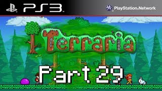 Lets Play Terraria PS3 Part 29  Wall of Flesh Boss Battle [upl. by Baynebridge]