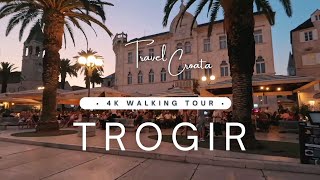 Trogir Croatia 🇭🇷 Old Town 🇭🇷 Traù 🇭🇷 4K Walking Tour Captions amp Immersive Sound 📸Ep9 [upl. by Heisel983]