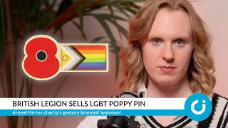 British Legion sells LGBT poppy pin [upl. by Kcod]