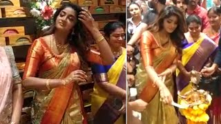 Khiladi​ Heroine Dimple Hayathi Grand Opening On Chillapalli Store  Ravi Teja  Gultecom [upl. by Tiat516]