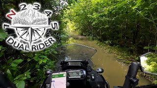 Motorcycle Camping  Really Bad Roads [upl. by Assirec]