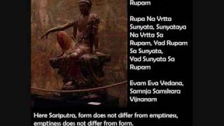 Heart Sutra Prajna Paramitha Hridaya Sutra  lyrics Sanskrit and English [upl. by Linetta]