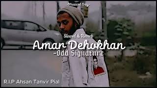 Tribute to Ahsan Tanvir Pial  Amar Dehokhan Slowed amp Reverb  ahasantanvirpial5384 OddSignature [upl. by Wurtz]