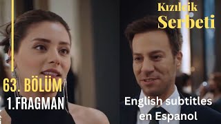 KIZILCIK SERBETI Episode 63 trailer  English subtitles En Espanol Sila Turkoglu [upl. by Blaze]