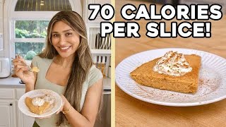 The Best Low Calorie Low Carb Pumpkin Pie Recipe For Weight Loss [upl. by Hopper]