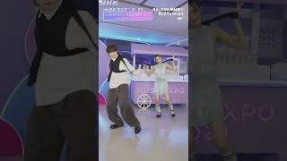 【HUENINGKAI×YUNAH】Dance Challenge：ひとつの誓いWe’ll Never Change／TOMORROW X TOGETHER｜NHK MUSIC EXPO 2024 [upl. by Rutter]