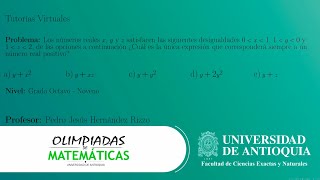 Noveno  Olimpiadas de Matematicas UdeA [upl. by Brian220]