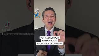 PERTENENCIA POR PRESCRIPCIÓN ADQUISITIVA DE DOMINIO [upl. by Mavis]