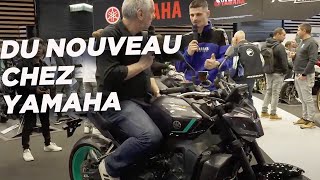 Les nouveautés Yamaha au salon de la moto Lyon [upl. by Neyuh568]