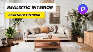 How I Create this Realistic Interior 3D Render  Full Beginners Tutorial [upl. by Penrod405]