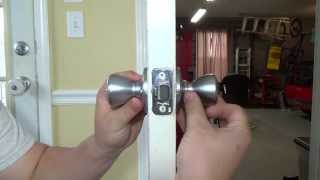 TUTORIAL  How To Change A Door Knob Home Repair [upl. by Rosenthal]