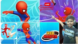 Web Master Stickman Superhero Game Video  Spider Man Game Video [upl. by Tessie]