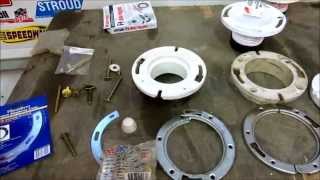 Toilet Flange Repair  Broken Rusted Closet Flange Replacement Kits  How To [upl. by Yrahcaz]