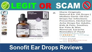 Sonofit Ear Drops Reviews  Jun 2024 Beware of Scam Watch Now [upl. by Waverly]