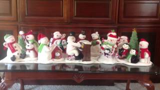 Snowmen of Hallmark sing together [upl. by Leonor]