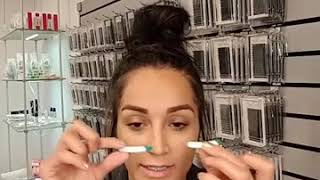 How to place a lash stuff lash lift rod [upl. by Aihsas698]