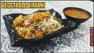 Vegetable Dum Biryani Recipe  वेज दम बिरयानी और सालन  Veg Biryani With Salan  Savoury Meals [upl. by Lehsar]