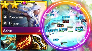 PORSELEN ASHE CARRY  KIRAN KIRANA LOBİ   SET 11 TFT [upl. by Septima]