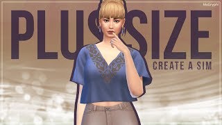 Plus Size CAS  The Sims 4 [upl. by Khai]