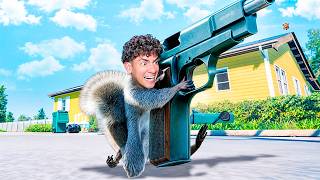 ME CONVERTI EN UNA ARDILLA CON PISTOLAS 🐿️  Squirrel with a Gun  TheDonato [upl. by Neelahs998]