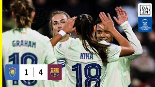 HIGHLIGHTS  SKN StPölten vs FC Barcelona  UEFA Womens Champions League 202425 Español [upl. by Nimaj420]