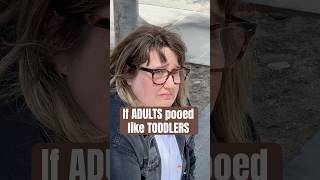 If adults pooed like toddlers toniandryan parenting toddlers [upl. by Lewan]