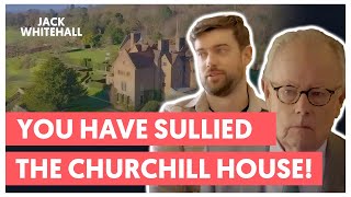 When Michael quotDesecratedquot Churchills House  Jack Whitehall Travels With My Father [upl. by Yleik]