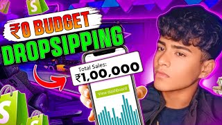 I Tried Zero Budget Indian Dropshipping To buy NEW quotPHONEquot ‼️  Shopify Dropshipping [upl. by Akinod]