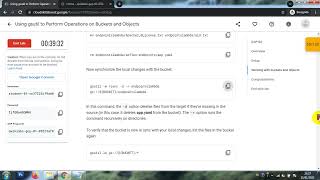 Using gsutil to Perform Operations on Buckets and Objects GSP130 [upl. by Abbot]