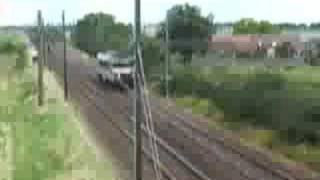 SNCF Loco Class BB 22200 engine Loire Great Sound off Horn [upl. by Seidule]