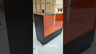 Multilayer glass display showcase wholesale mobile shop counter designs [upl. by Atikin]