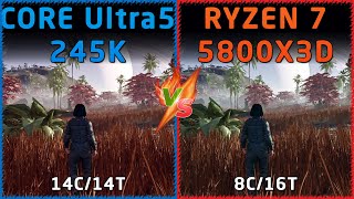 Intel Core Ultra 5 245K vs AMD Ryzen 7 5800X3D [upl. by Francis580]