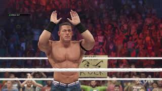 John cena is back on WWE and he call The Rock Dwayne Johnson for a championship Match [upl. by Joly]