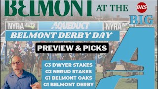 2024 Belmont Derby Day  Preview amp Picks  Aqueduct Race Track [upl. by Nitsa100]