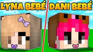 CASA DE LYNA BEBÉ VS DANI BEBÉ EN MINECRAFT [upl. by Fernanda]