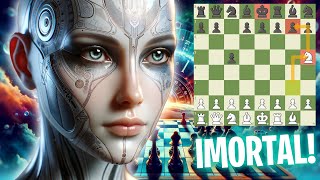 A Partida IMORTAL do 3o Milênio  Leela Zero x Stockfish  Chess960 [upl. by Barlow]