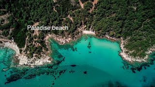 Paradise beach Greece Sithonia Halkidiki Σιθωνία Χαλκιδική [upl. by Torrlow361]