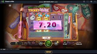 Ticket to Wild  Review  Netent  Dama NV Casinos [upl. by Gwen90]