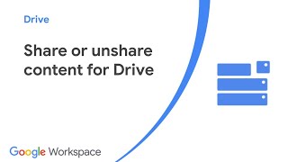 Share or unshare content for Google Drive [upl. by Sulrac]