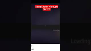 FREE FIRE MEMBERSHIP PROBLEM SOLVE [upl. by Tacye]