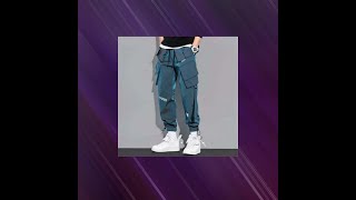 Thin Streetwear Casual Pants Men Ribbons Harem Jogging Pants Male Slim Fit Spring Cargo Pants Mul [upl. by Jamin653]