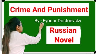 Crime and Punishment by Fyodor Dostoevsky summary in hindi a russian novel [upl. by Anidam]