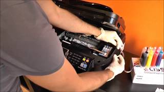 Instalacion CISS Epson WF 3620 cartuchos 27 [upl. by Akli]