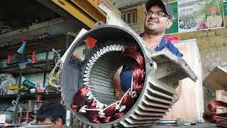 INDUCTION MOTOR REWINDING 40 HP [upl. by Josepha]