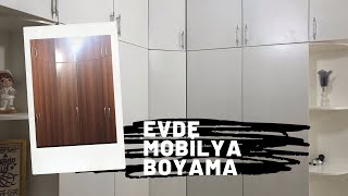 EVDE MOBİLYA NASIL BOYANIR Cadence İle Mobilyaları Boyamak [upl. by Longtin]