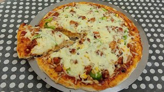 Chicken Pizza Recipe in Tamil  Dominos Pizza Recipe  pizza chickenpizza dominos tamil [upl. by Nafis99]