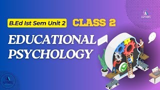 BEd Paper 12 Educational Psychology 2 [upl. by Dub219]