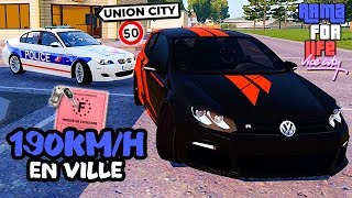 FLASHÉ A 190 KMH EN VILLE  A4L VICE CITY [upl. by Inavihs331]