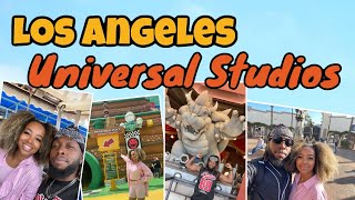 LOS ANGELES DAY 1  MAY 2024  UNIVERSAL STUDIOS HOLLYWOOD  SUPER NINTENDO WORLD  UK [upl. by Ahsieyn]