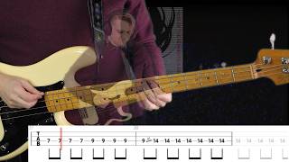 MASS OF THE FERMENTING DREGS  このスピードの先へ Bass Cover with tabs [upl. by Schargel504]